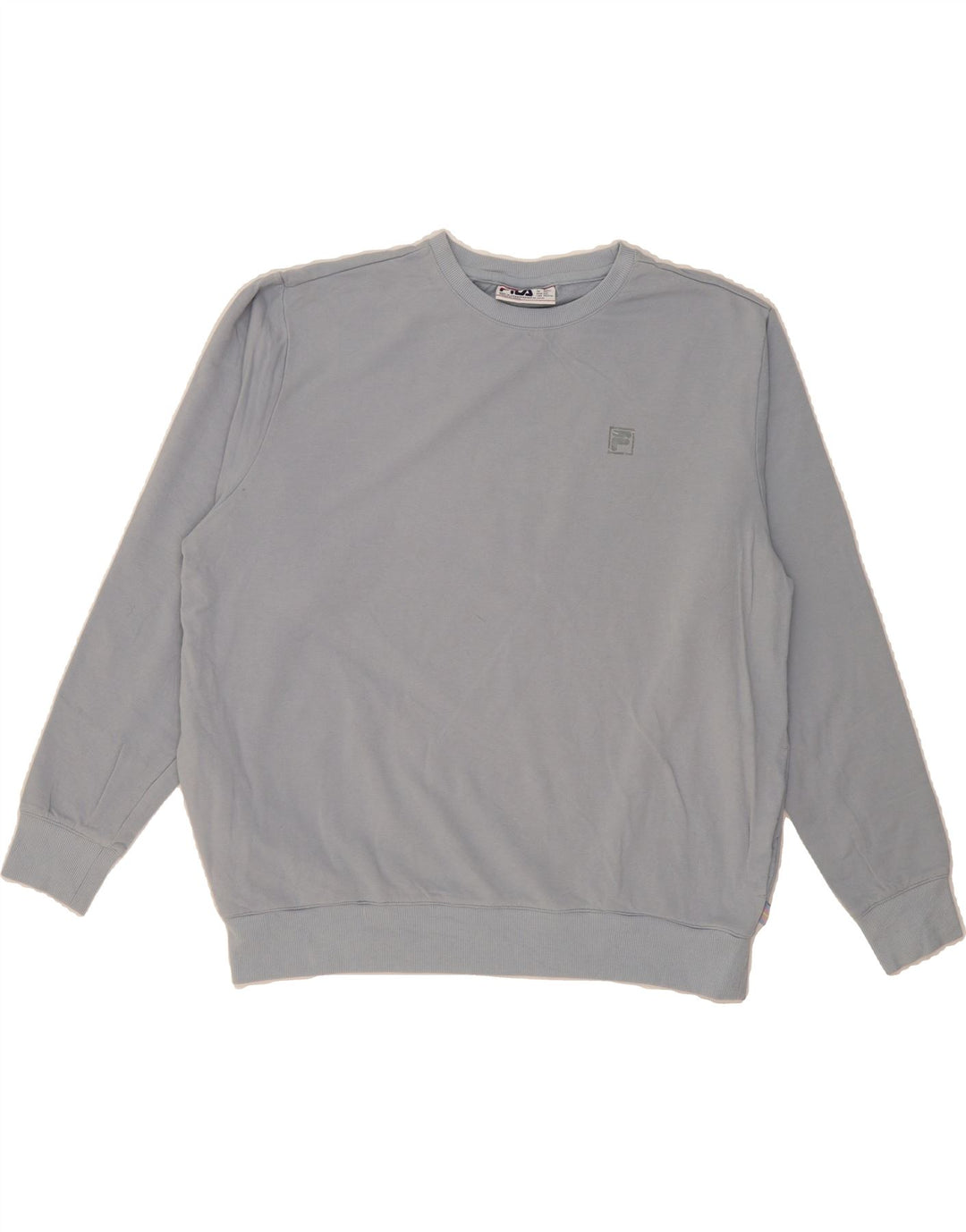 FILA Womens Sweatshirt Jumper UK 20 2XL Blue Cotton Vintage Fila and Second-Hand Fila from Messina Hembry 