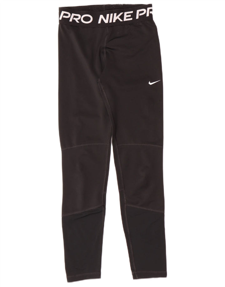 Dziewczęce legginsy NIKE Dri Fit 13-14 lat XL, czarny poliester