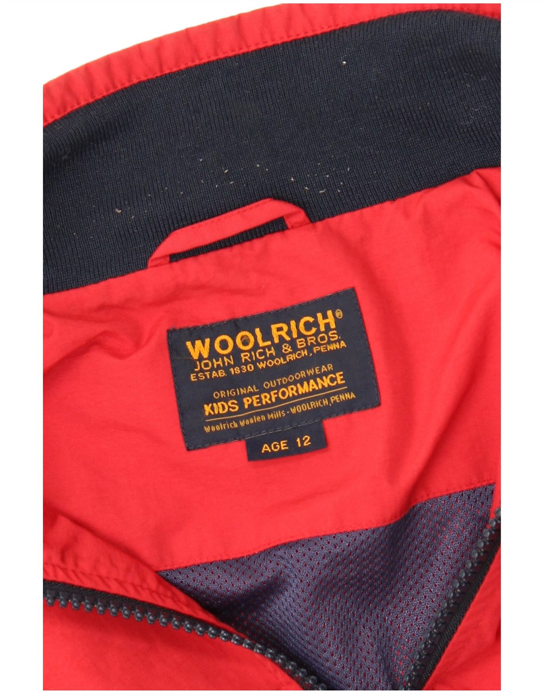Kurtka bomberka chłopięca Woolrich 11-12 lat czerwona