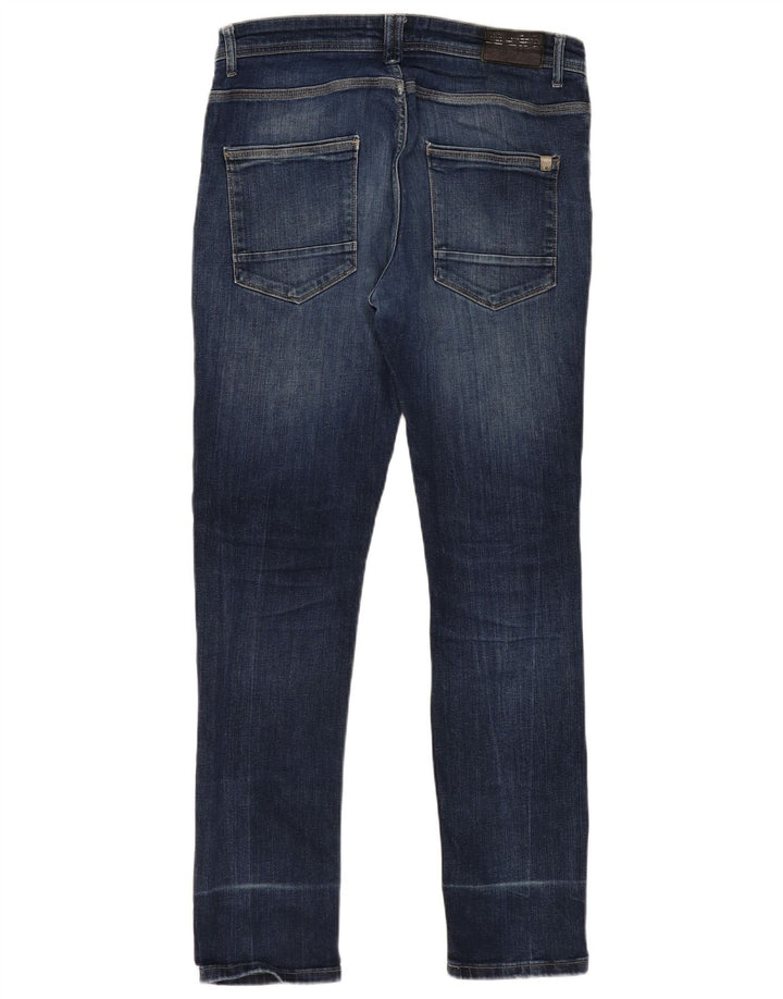 Męskie jeansy slim fit Zara EU 44 Large W34 L33 Blue