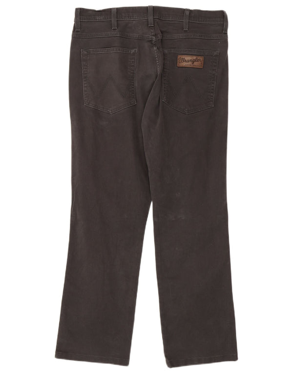 Męskie jeansy Wrangler Arizona Stretch Straight W33 L30 Szara bawełna
