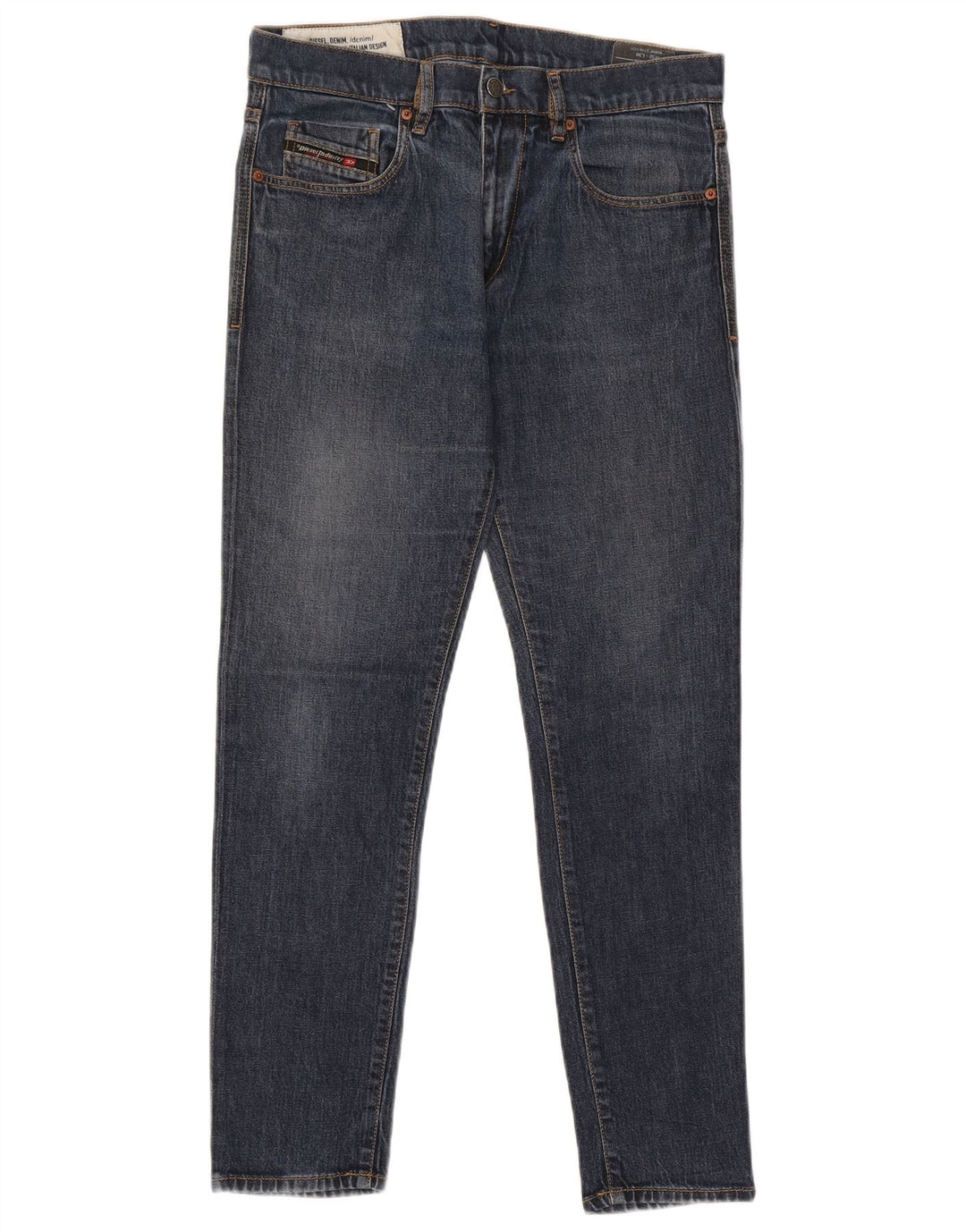 Męskie jeansy Diesel Slim W32 L30 Granatowy Lyocell