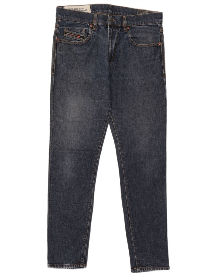 Męskie jeansy Diesel Slim W32 L30 Granatowy Lyocell