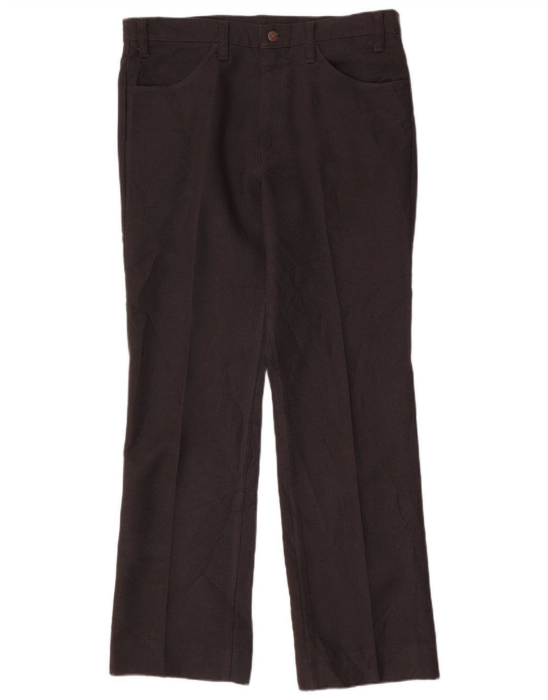 Męskie proste spodnie codzienne LEVI'S W35 L32 Czarny poliester