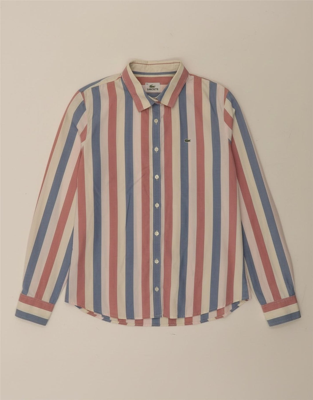 Koszula damska Lacoste rozmiar 42, duża, bawełniana w kolorowe paski