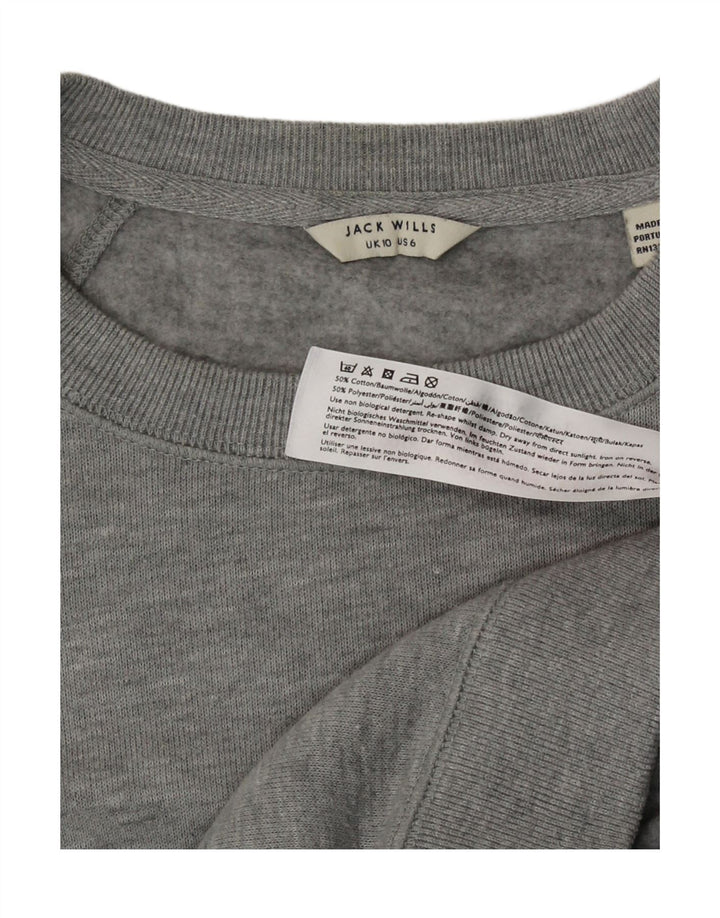 Damska bluza dresowa Jack Wills UK 10, mała, szara bawełna