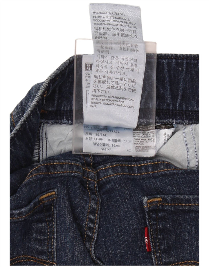 Damskie jeansy Jegging Levi's US 8 Medium W29 L29 Niebieska bawełna