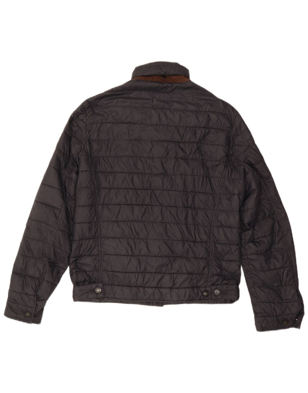 Męska ocieplana kurtka MASSIMO DUTTI UK 40, duża, czarna, poliestrowa