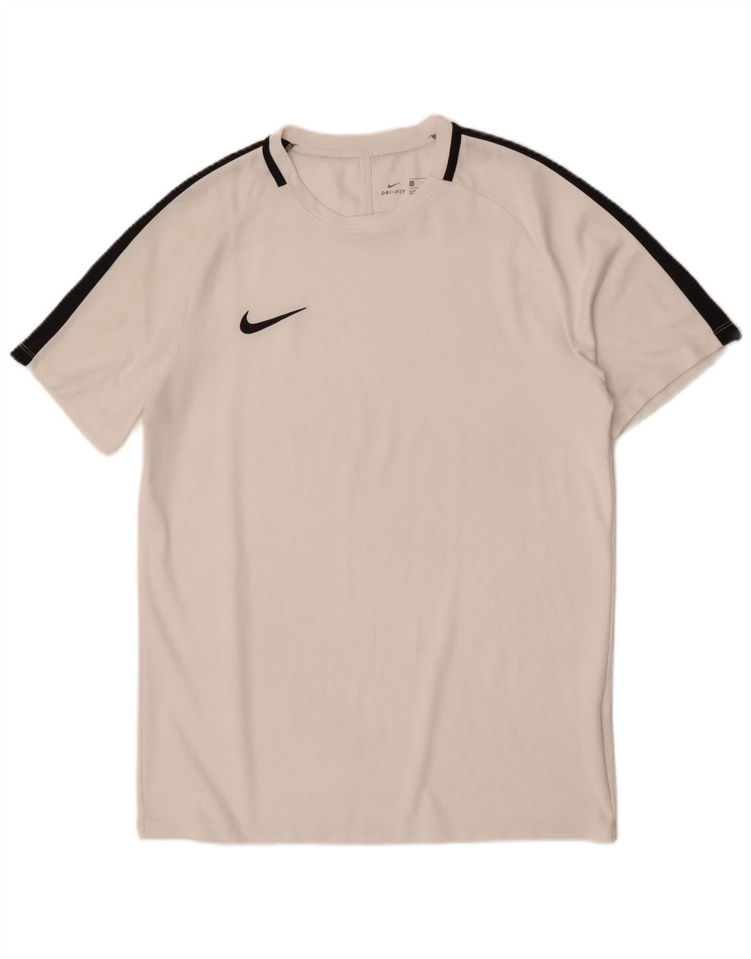 Męski T-shirt Nike Dri Fit, duży, biały, poliestrowy blok kolorów