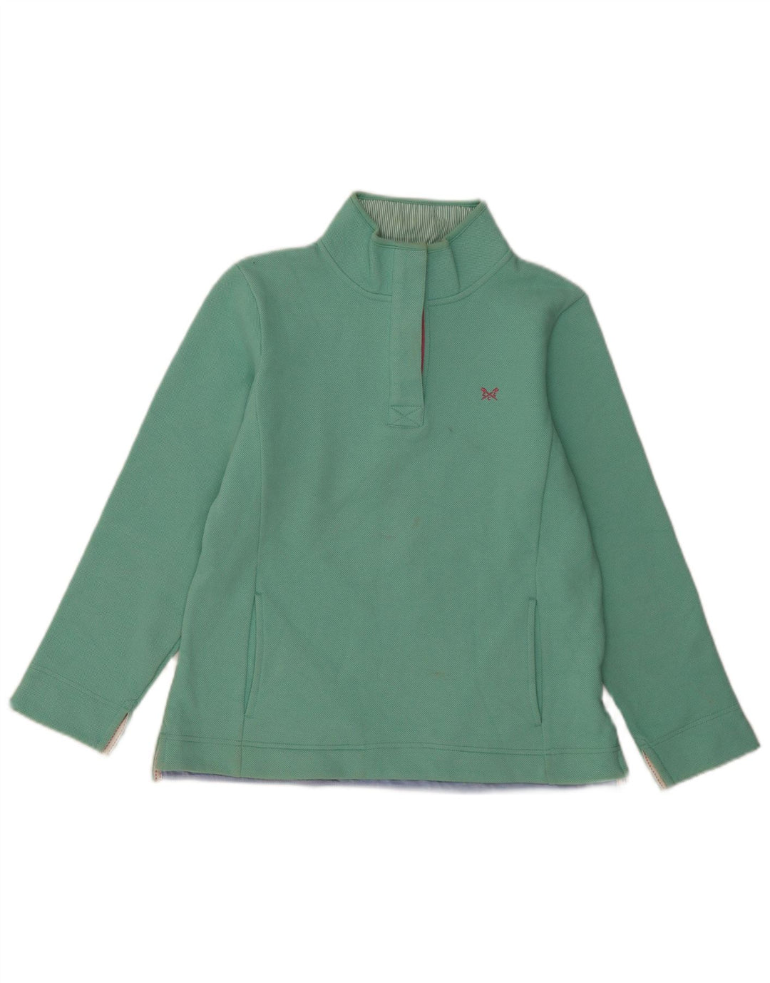 Damska bluza zapinana na guziki Crew Clothing, UK 12, średnia zieleń