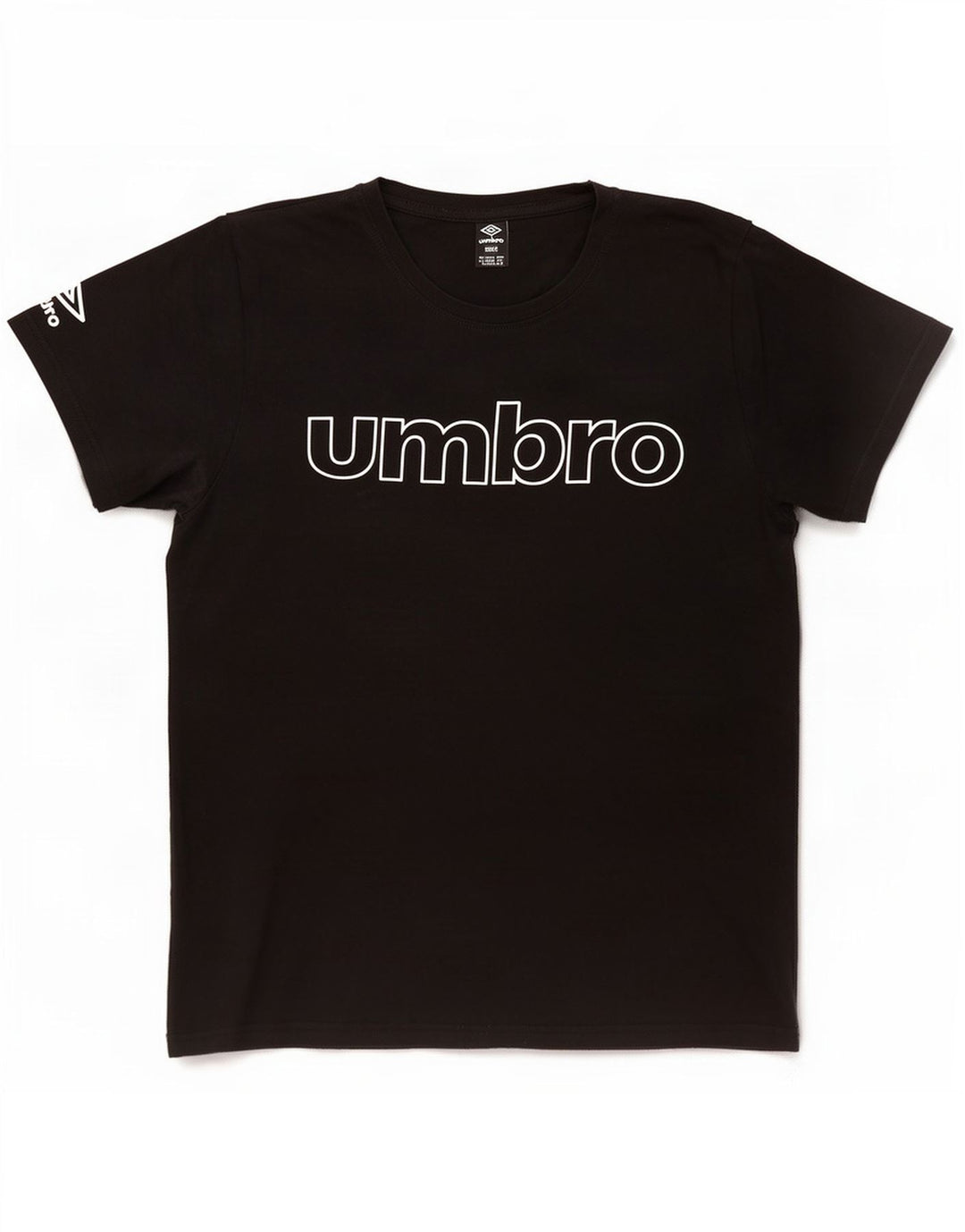 Męski T-shirt z grafiką Umbro, duży, czarny, bawełniany