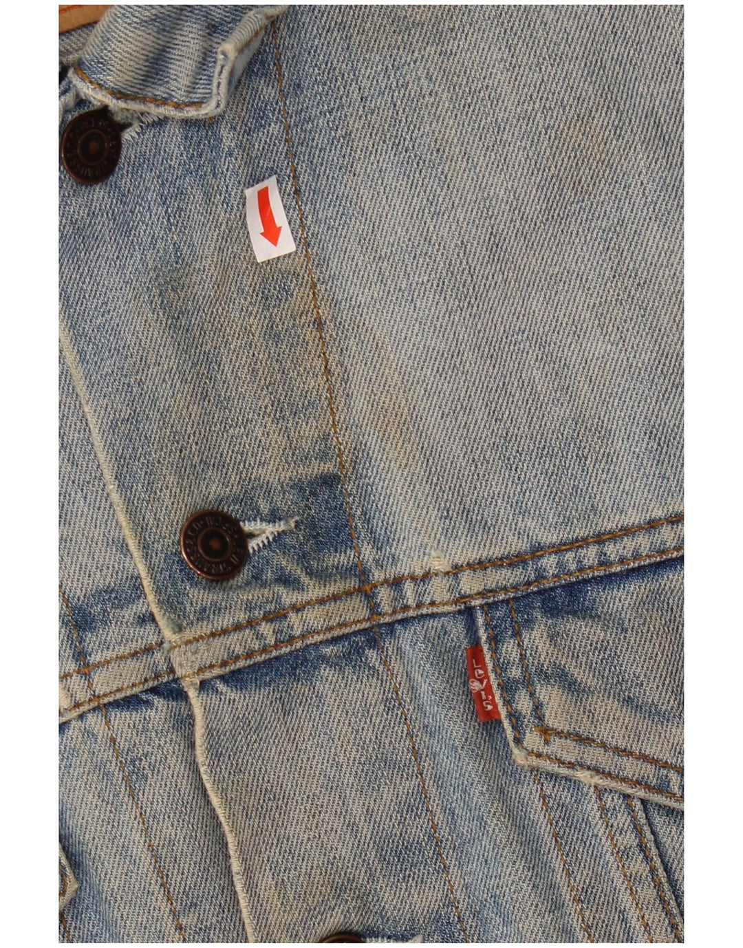 Męska kurtka dżinsowa Levi's UK 40, duża, niebieska, bawełniana