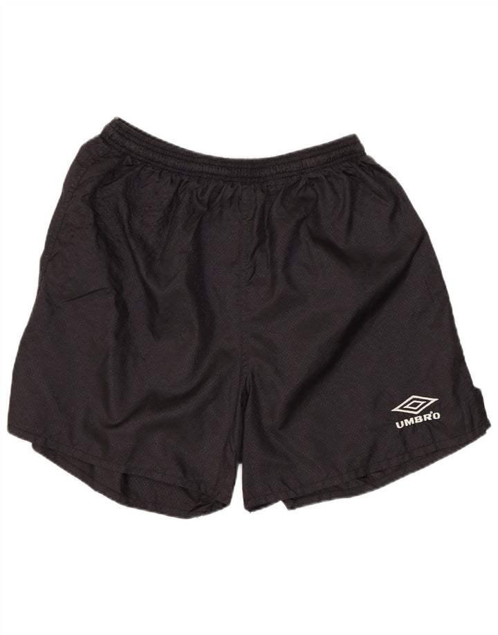 Damskie spodenki sportowe UMBRO UK 12 Średni czarny Argyle/Diamentowy nylon