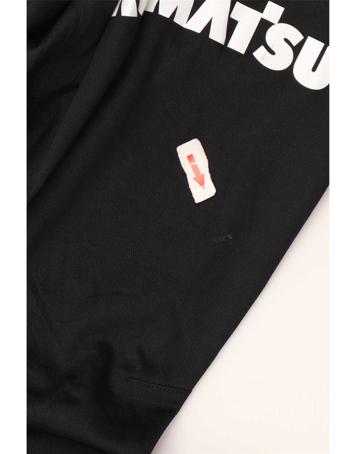 Męskie spodnie dresowe Nike z grafiką, poliester w kolorze średniej czarnej kolorystyki