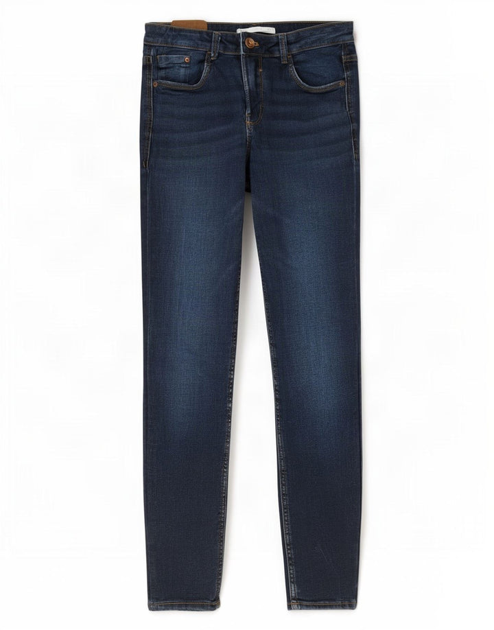 Jeansy damskie Zara W28 L28 granatowe