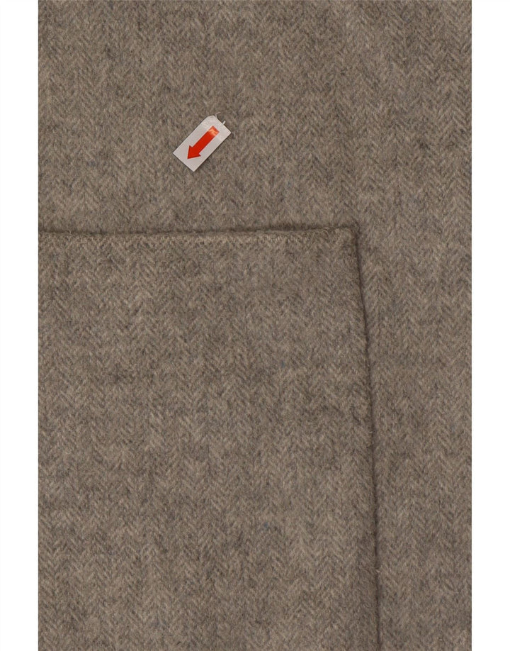 Damski płaszcz oversize John Lewis UK 8 Small, szary, poliester w jodełkę