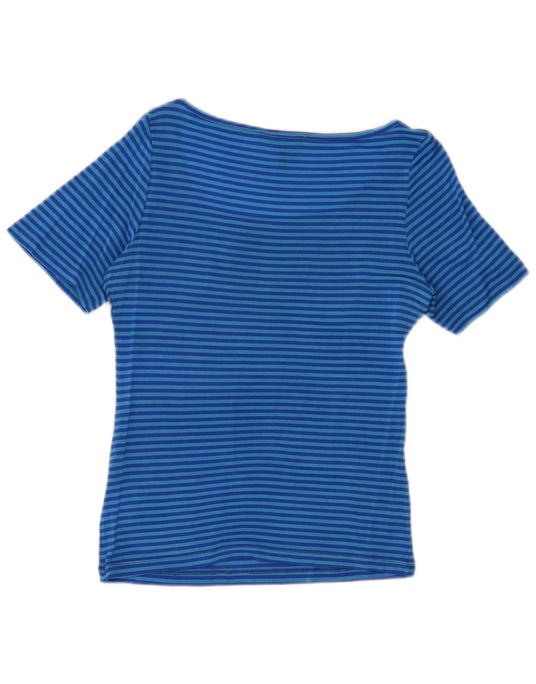 T-shirt damski Roccobarocco Top US 8, średni niebieski octan w paski