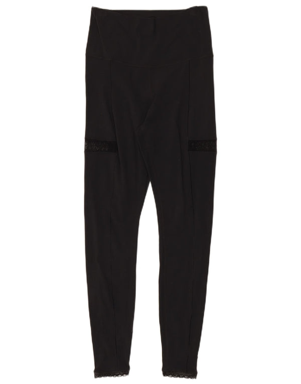 Damskie legginsy Nike Dri Fit UK 14, średni czarny nylon