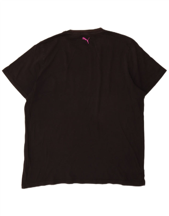 Męska koszulka z grafiką Puma Top 2XL w kolorze czarnym