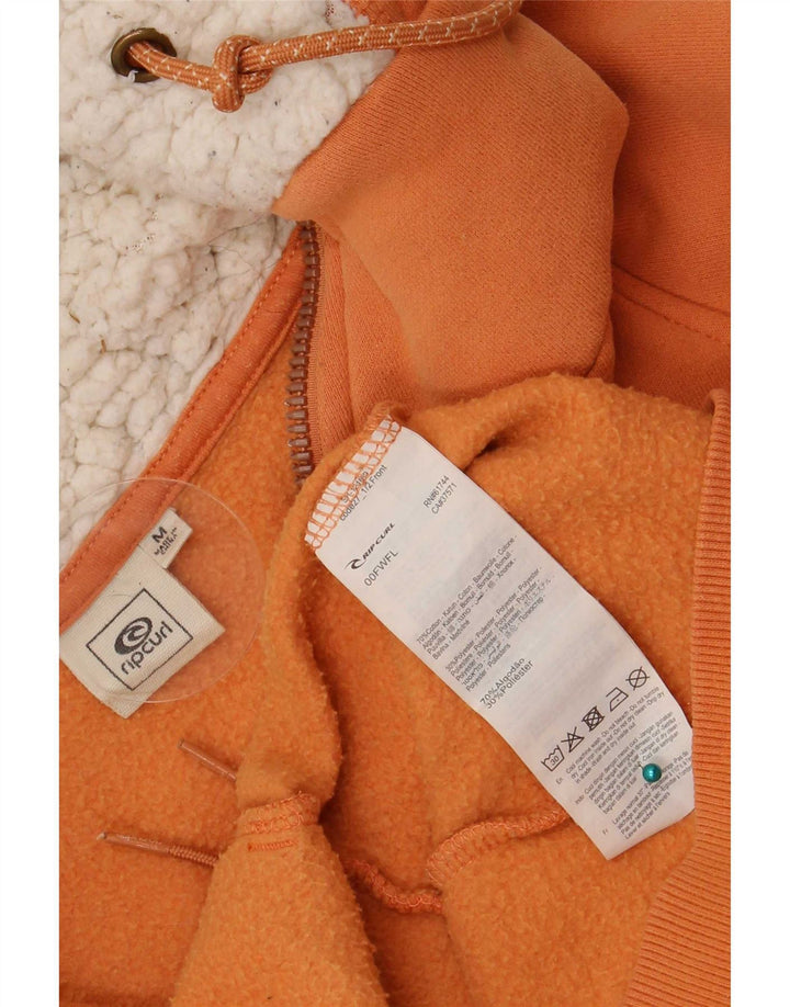 Damski sweter z kapturem i zamkiem Rip Curl, UK 12, średni pomarańczowy, bawełniany