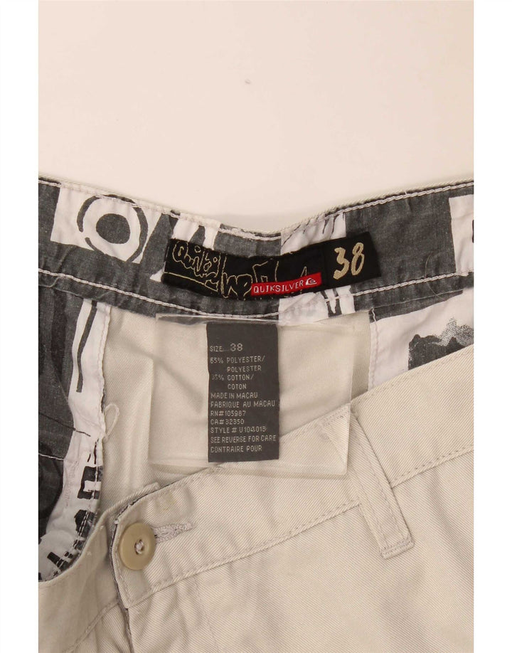 Męskie spodenki codzienne Quiksilver W38 XL Beżowy poliester