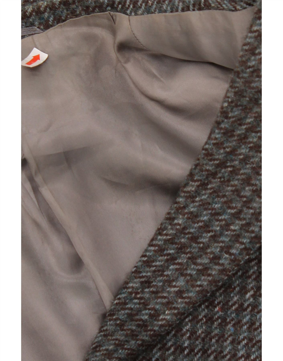 Męska marynarka zapinana na 2 guziki VINTAGE UK 38 Średnia szara pepitka