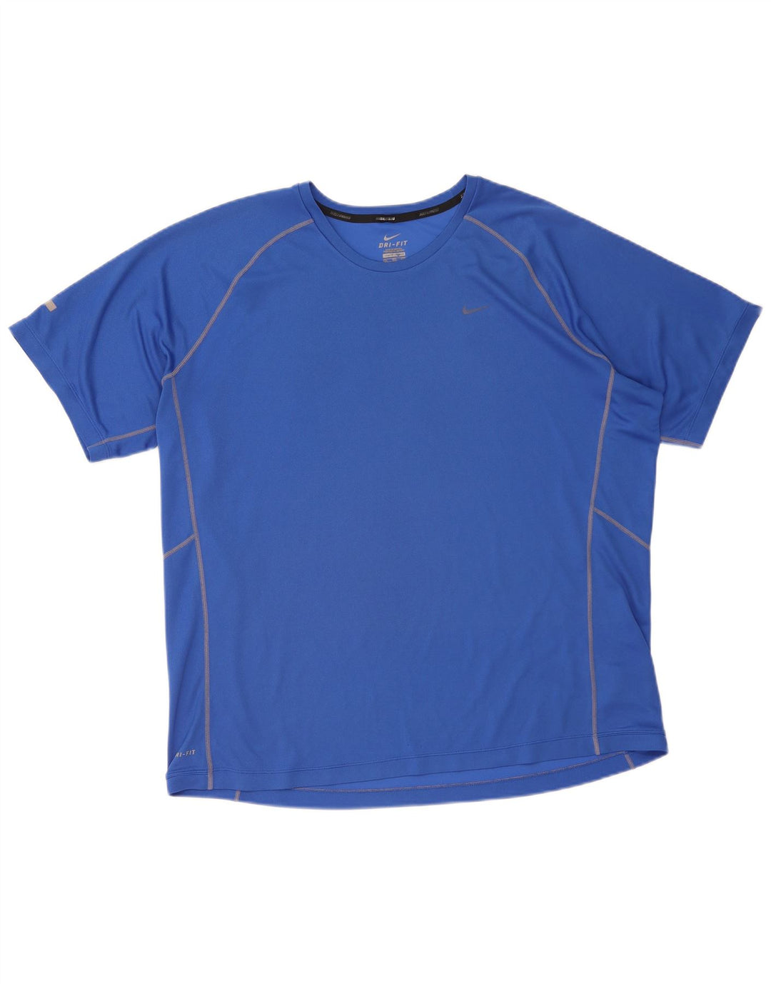 Męski T-shirt Nike Dri Fit Top 2XL Niebieski Poliester