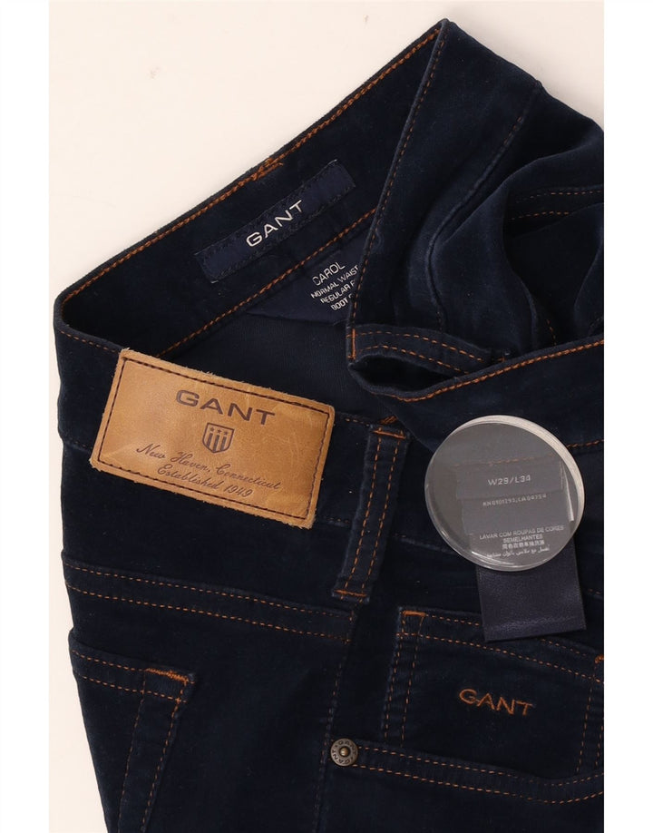 Damskie jeansy Bootcut Gant Carol W29 L28 Granatowe, bawełniane