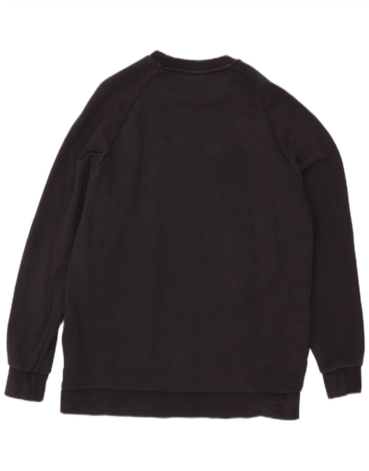 Adidas Męska bluza z grafiką, duża, czarna, bawełniana