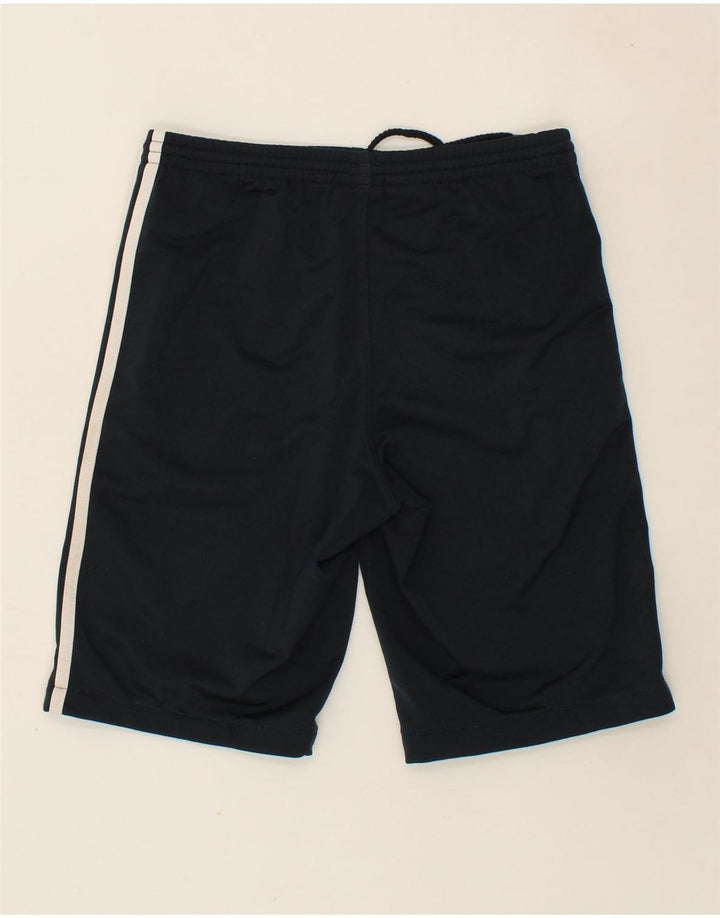 ADIDAS Boys Sport Shorts 11-12 Years Large Navy Blue Polyester Vintage Adidas and Second-Hand Adidas from Messina Hembry 