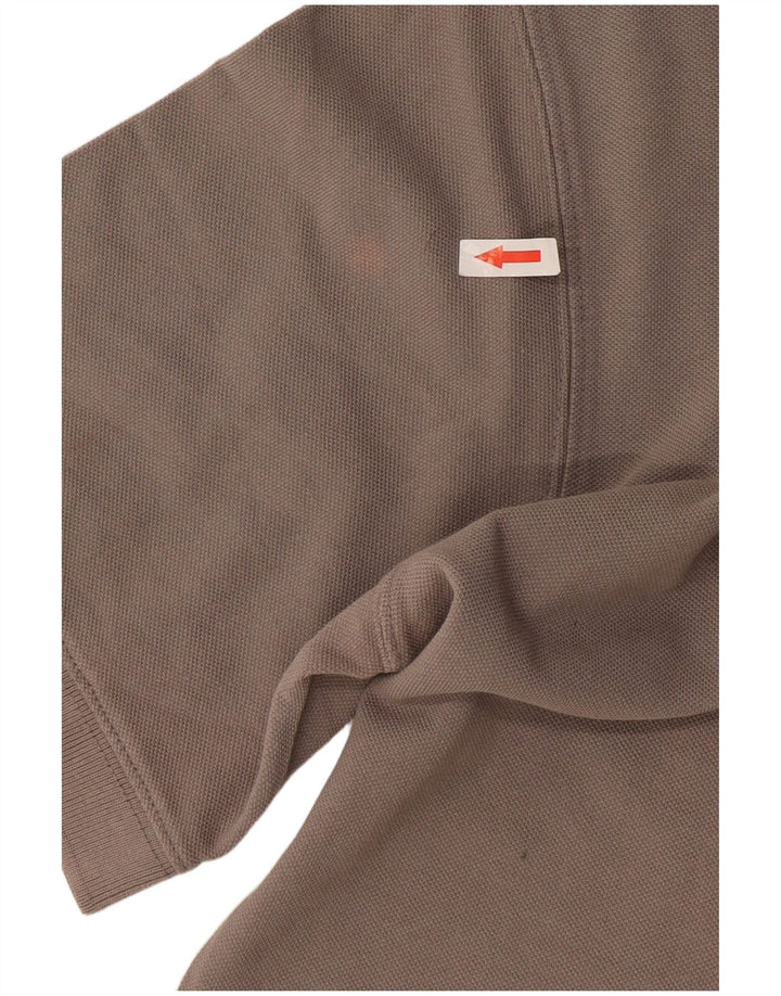 Męska koszulka polo Gas, duża, szara, bawełniana