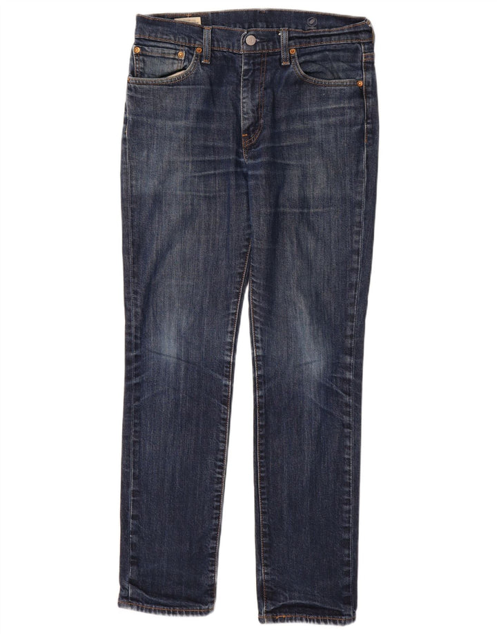 Męskie jeansy LEVI'S 511 Slim W32 L30 Granatowa bawełna