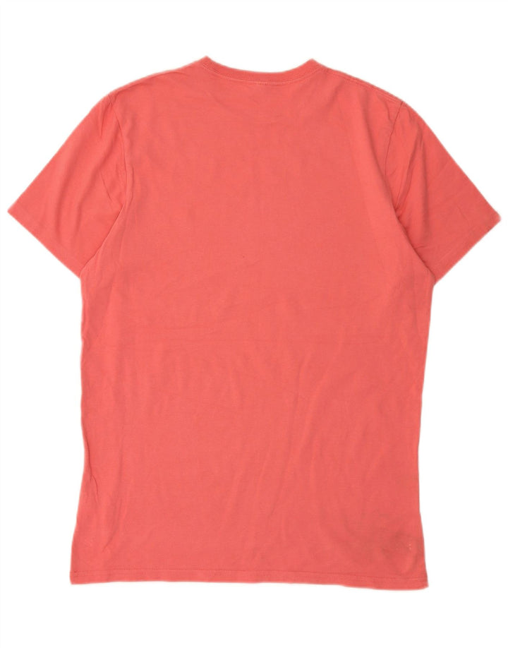 T-shirt męski Jack Wills o klasycznym kroju, średni, różowy, bawełniany