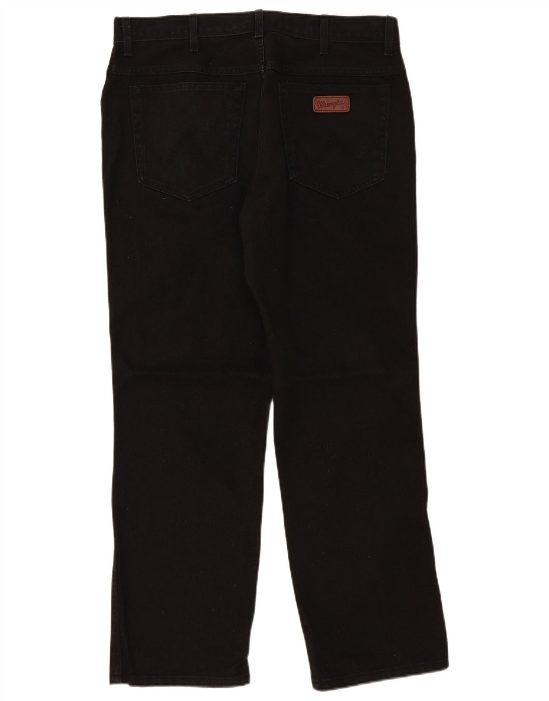 Męskie jeansy Wrangler o prostym kroju W36 L30, czarne, bawełniane