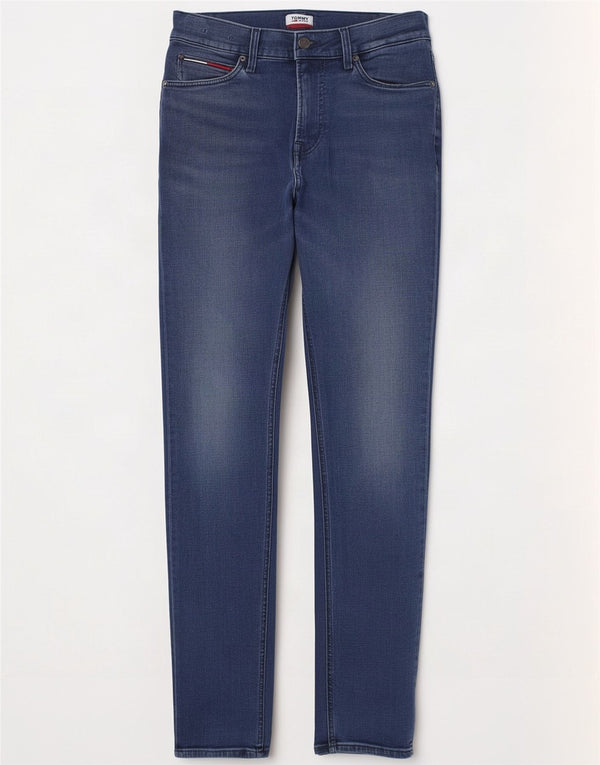 Męskie jeansy Skinny Tommy Hilfiger W32 L30 Granatowa bawełna