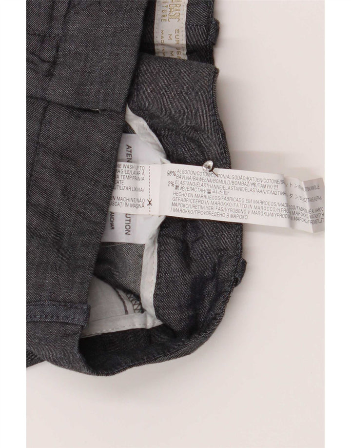 Damskie spodenki chino Zara, średnie W28, szara bawełna