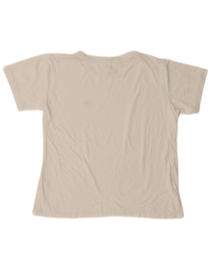 T-shirt chłopięcy Lacoste 11-12 lat, biała bawełna