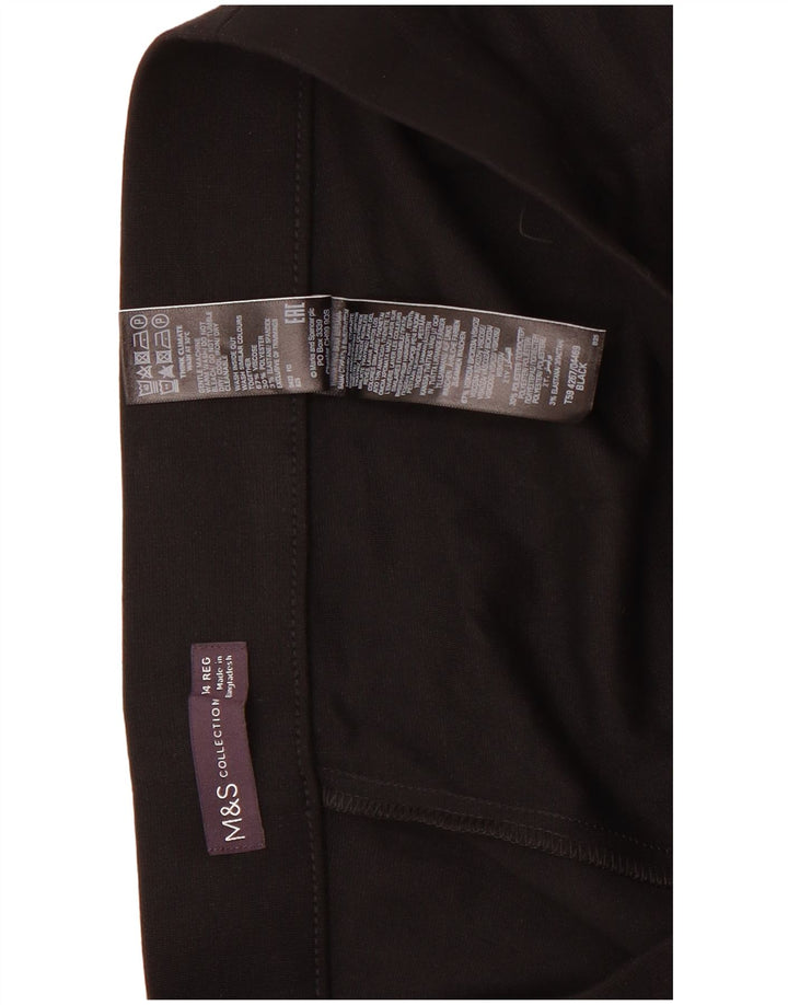Legginsy damskie Marks & Spencer UK 14, duże, czarne, wiskozowe