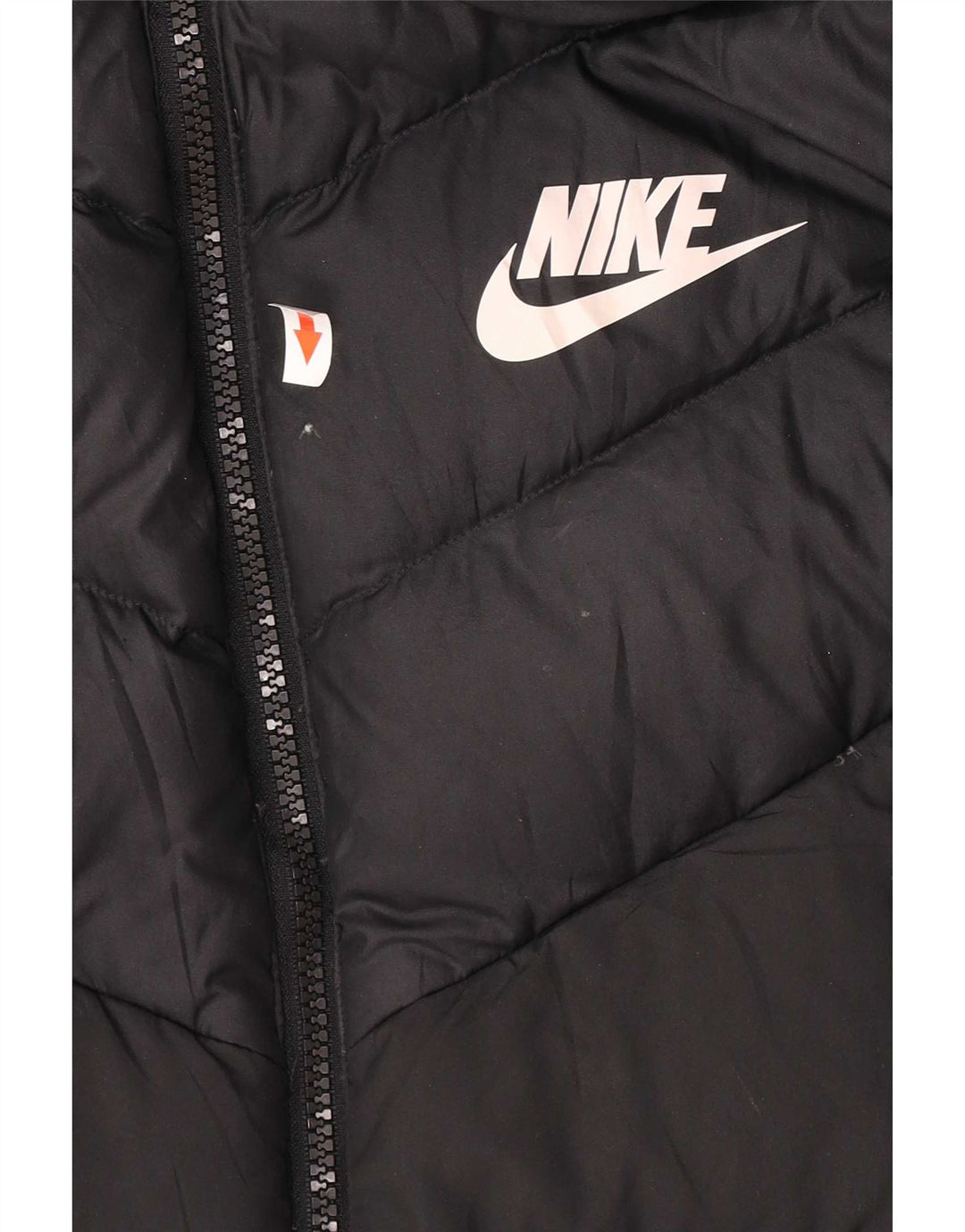 Męska wyściełana kurtka z kapturem i kapturem Nike UK 38, średni czarny poliester