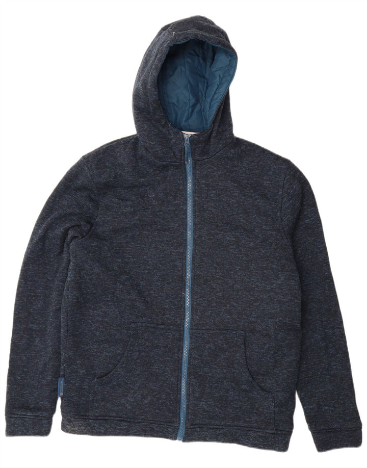 Męski sweter z kapturem i zamkiem Mountain Warehouse, duży, granatowy, nakrapiany