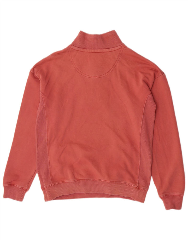 Damski sweter oversize Fat Face z zamkiem błyskawicznym, UK 10, mały, różowy