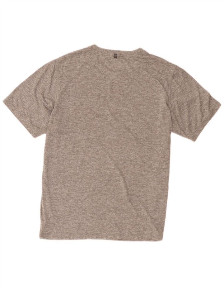 T-shirt męski New Balance, średni szary poliester