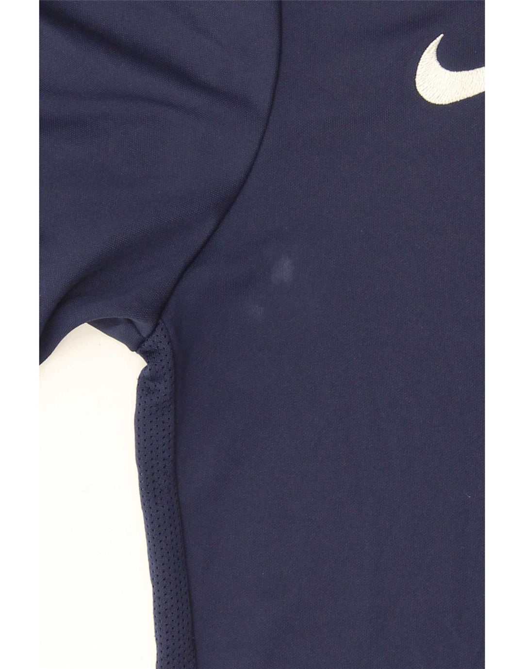 Męski T-shirt Nike Dri Fit, mały, granatowy, poliestrowy