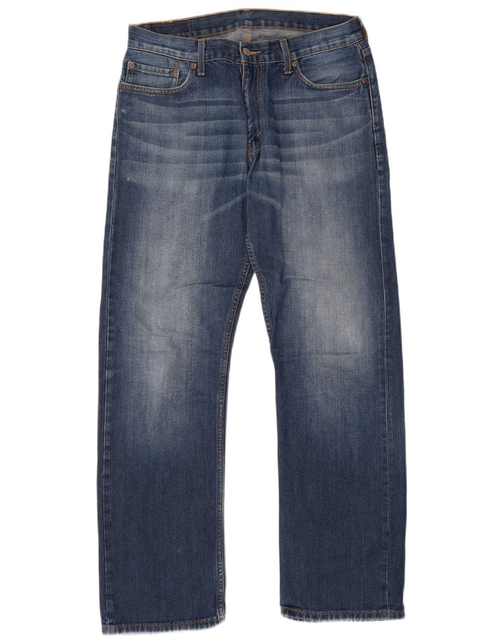 Męskie jeansy Levi's 514 Straight W36 L34 Niebieskie bawełniane