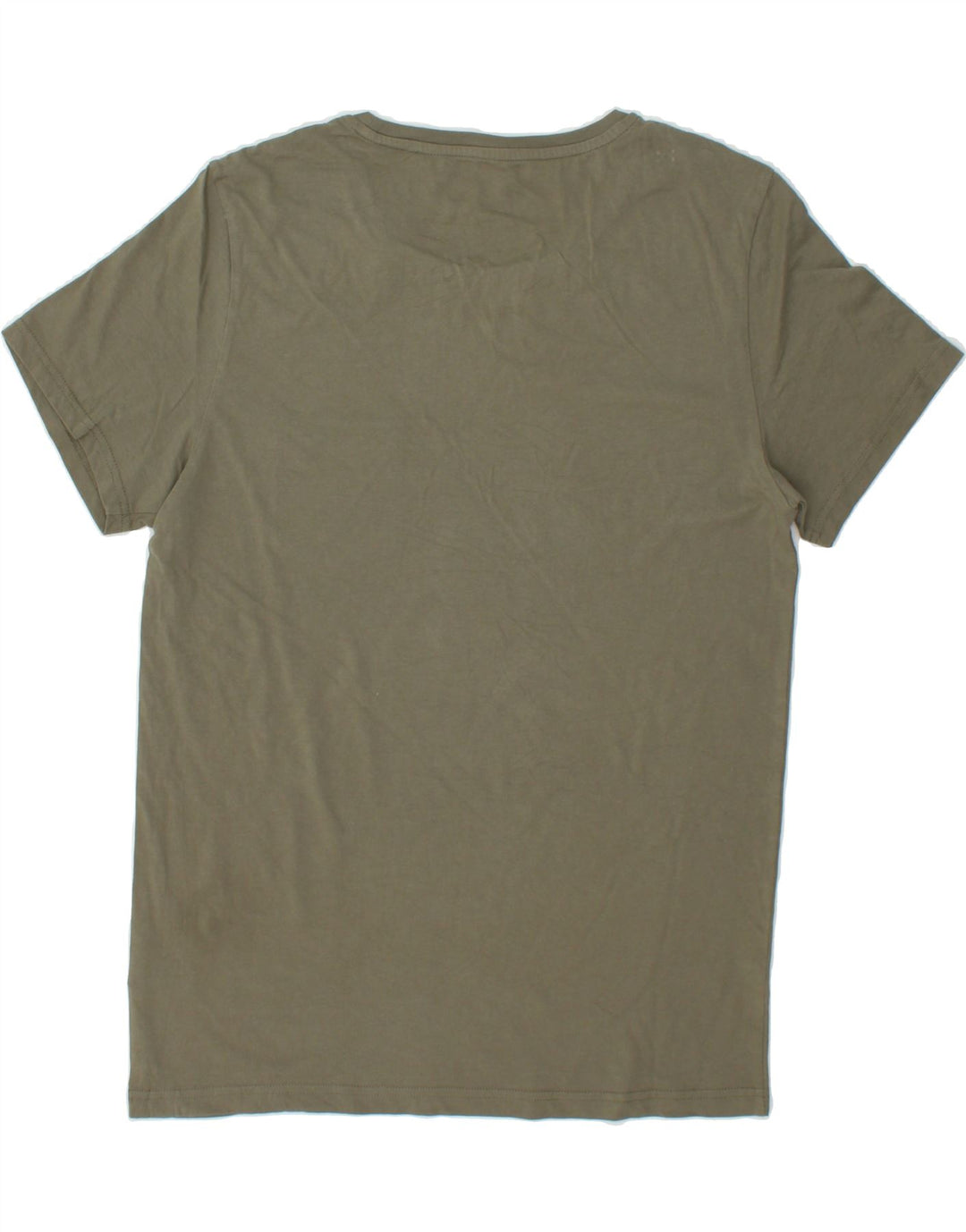 LEE Womens T-Shirt Top UK 16 Large Khaki Cotton | Vintage Lee | Thrift | Second-Hand Lee | Used Clothing | Messina Hembry 