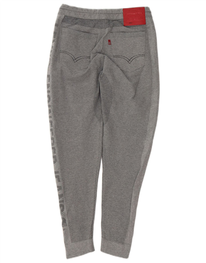 Męskie spodnie dresowe Levi's z grafiką, małe, szare, nowoczesne