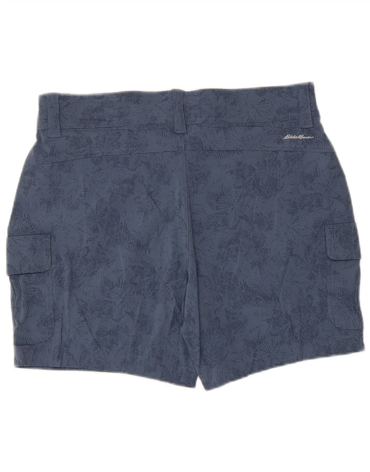 Damskie spodenki cargo Eddie Bauer US 10 Large W32 Niebieski kwiatowy nylon