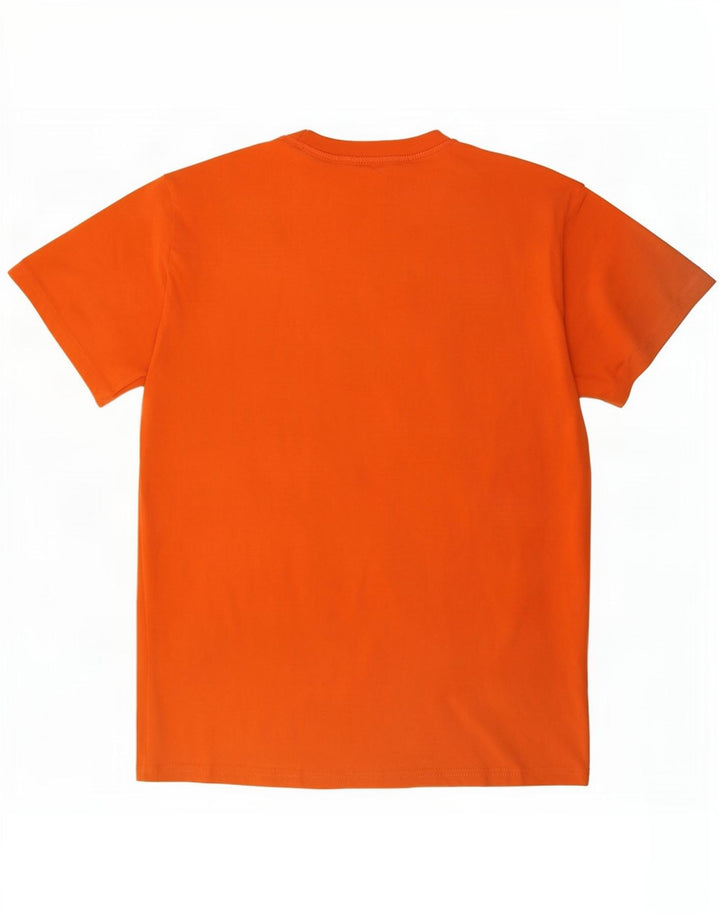 Męski T-shirt z grafiką Puma, średni pomarańczowy