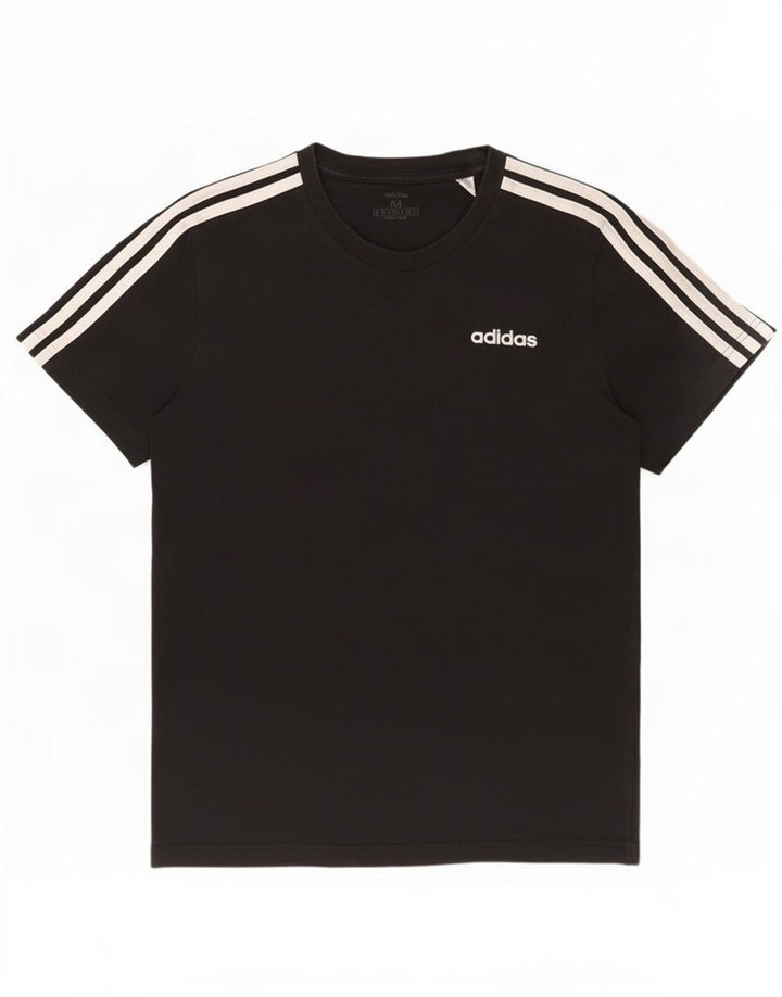 Adidas Męski T-shirt Top Średni Czarny Bawełniany