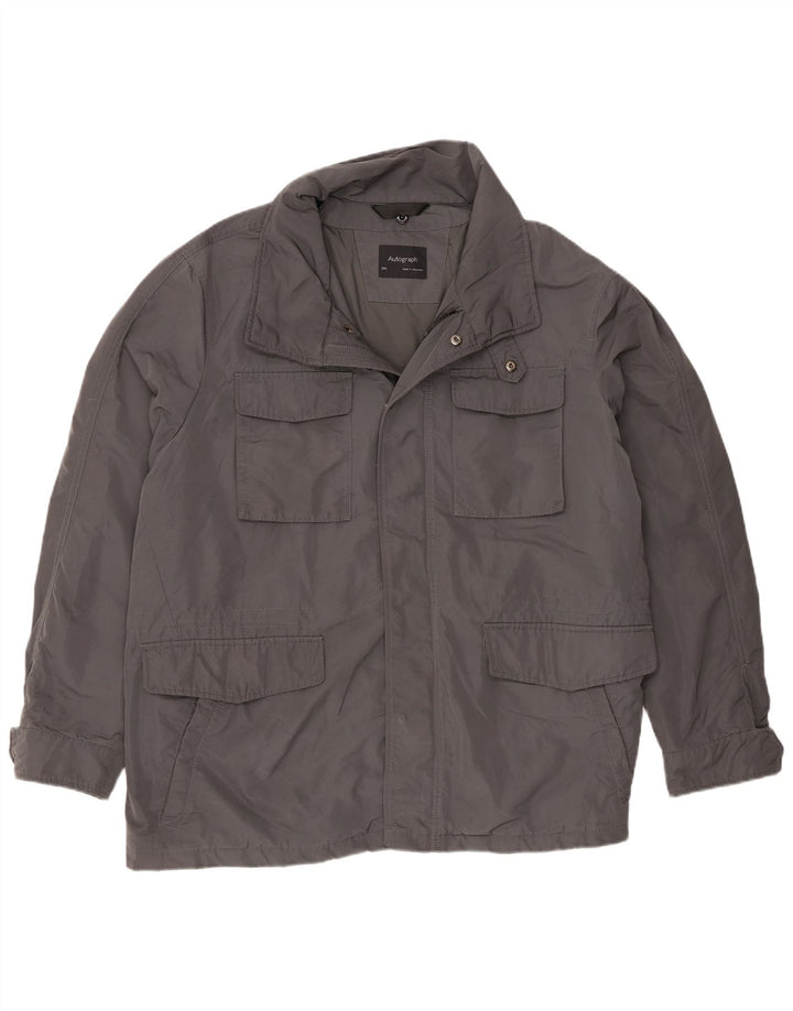 Męska kurtka użytkowa Marks & Spencer UK 46 3XL Szara, poliester